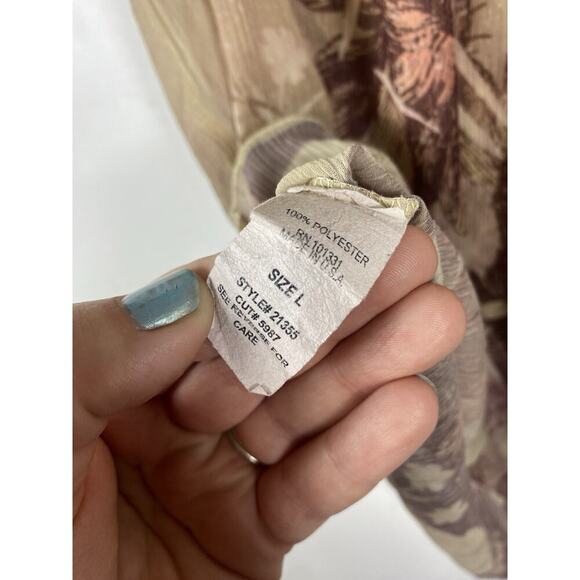 Charlotte Russe Y2K Top Peasant Smocking Sheer Fairycore Whimsigoth Size Large - Picture 14 of 15